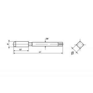 Gwintowniki DIN 371/376B M HSSE VAP